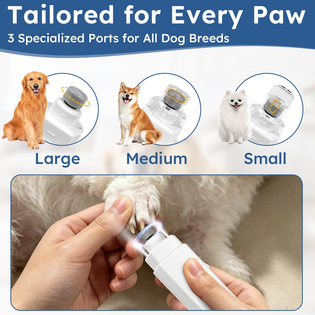 5-Speed Dog Nail Grinder with 2 LED Lights N954
