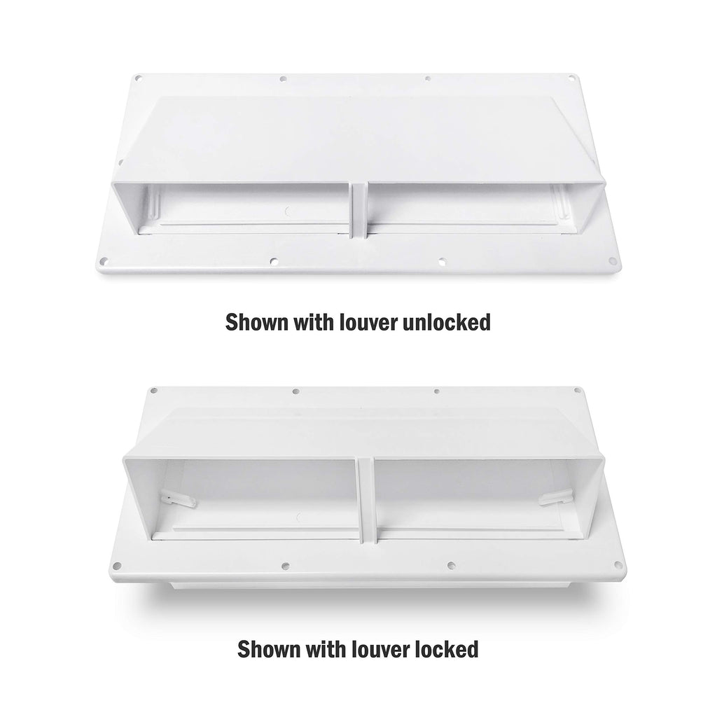 White RV Exhaust Vent Cover W45290