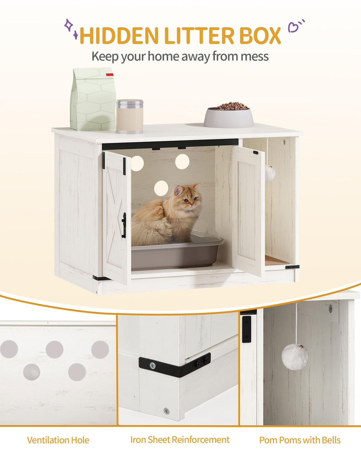 Cat Litter Box Enclosure Z8854