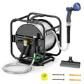 Garden Hose Reel With 100Ft Metal Water Pipe A313270