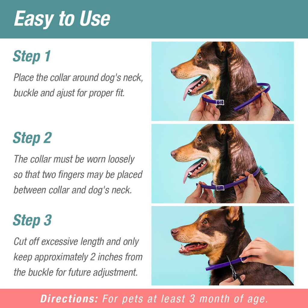 Flea & Tick Collar Plant Powered Blue 2-Pack K107