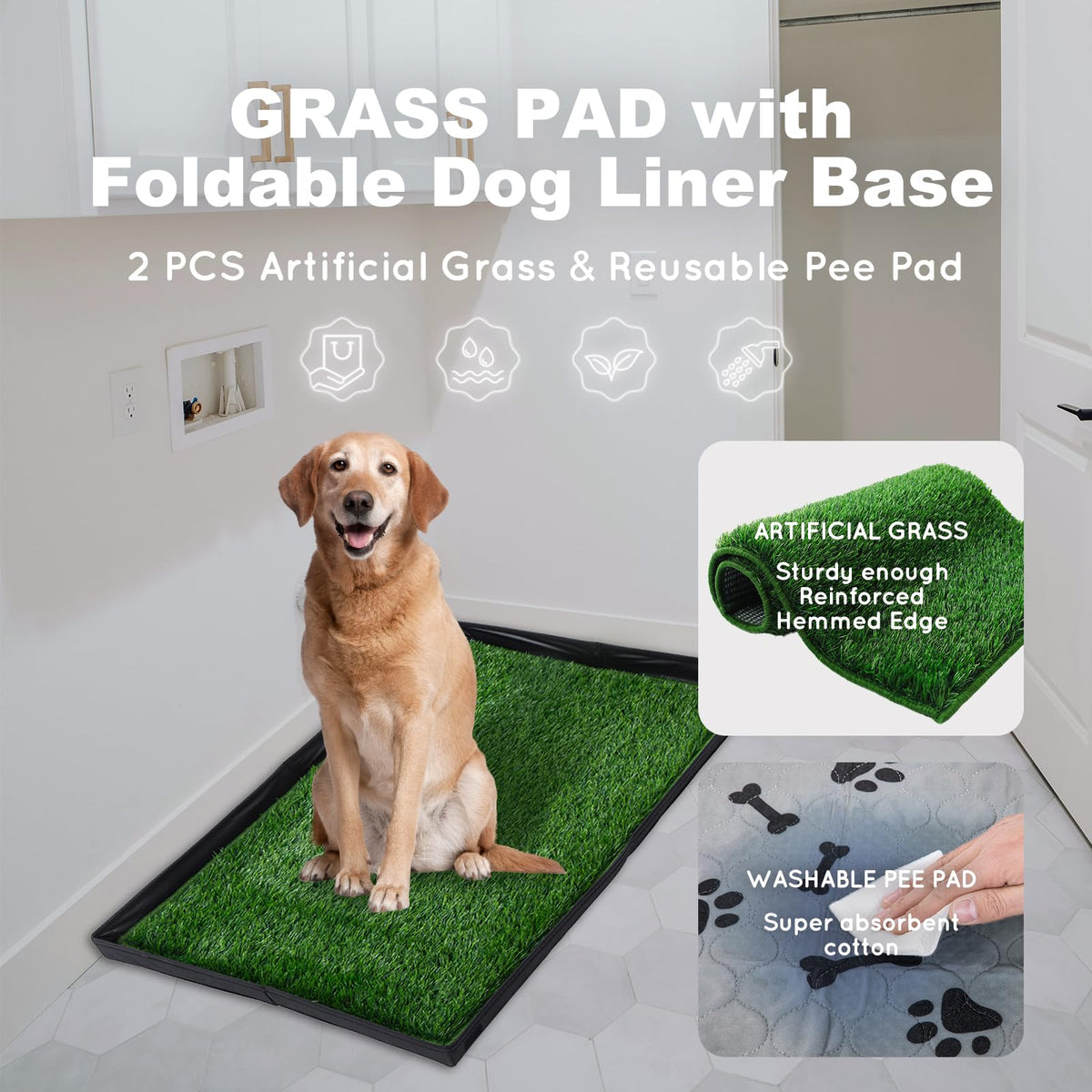 Foldable Dog Litter Box Z849678