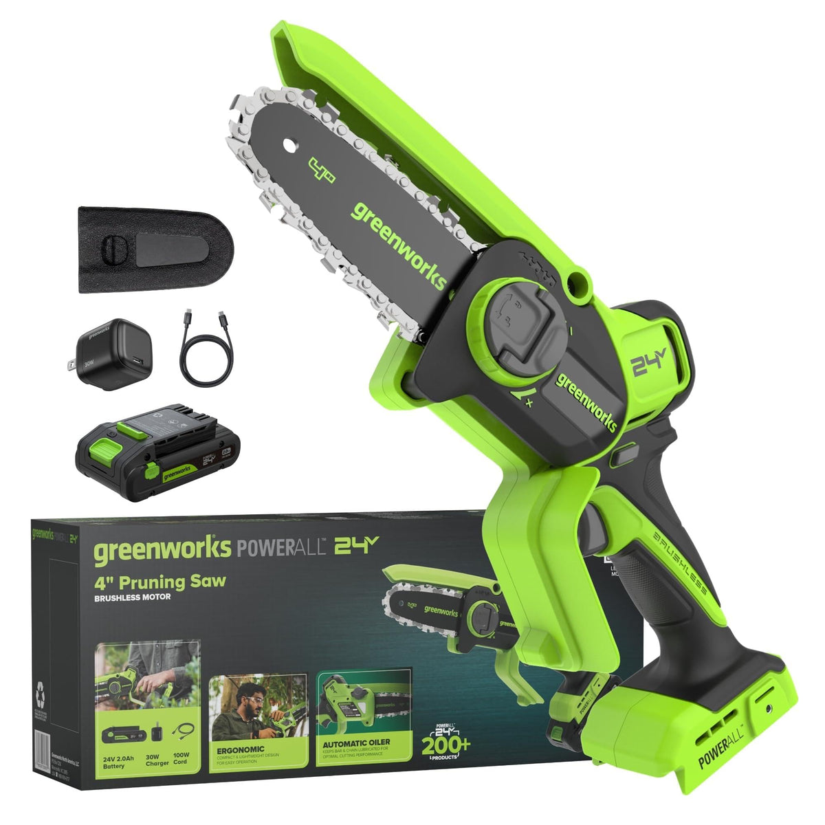24V 4 in Mini Chainsaw P98097