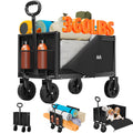 3 in 1 Foldable Wagon Cart with Sturdy Wheels K879661