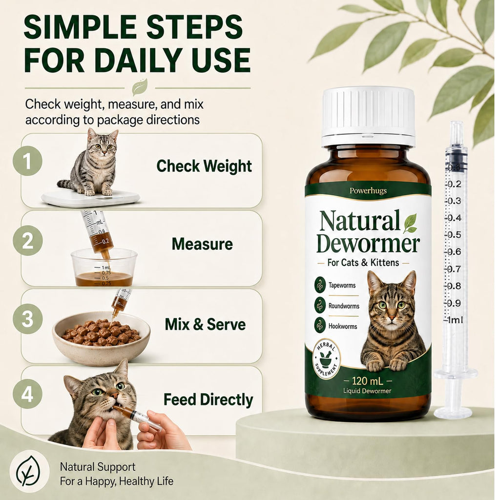 Broad Spectrum Cat Dewormer for Tapeworm, Roundworm & Hookworm X917043