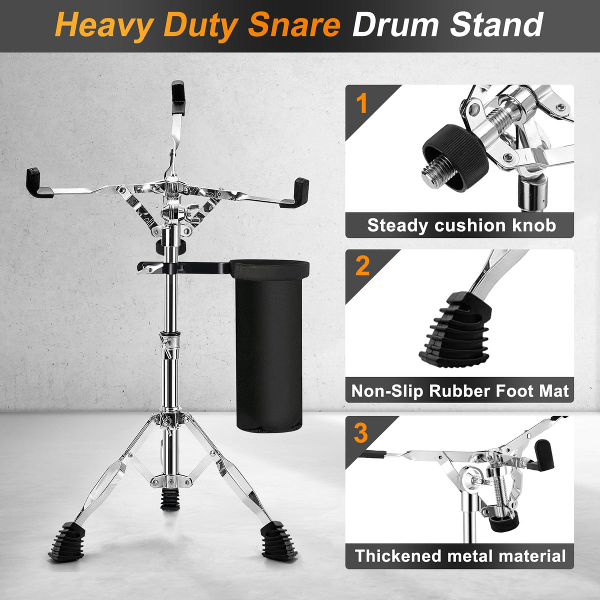 Snare Drum Stand with Drum Sticks Holder G944