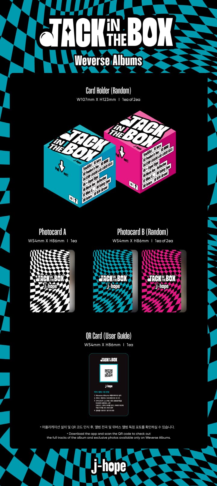 J-HOPE BTS - Jack In The Box (Weverse Album), Multicolor T2200