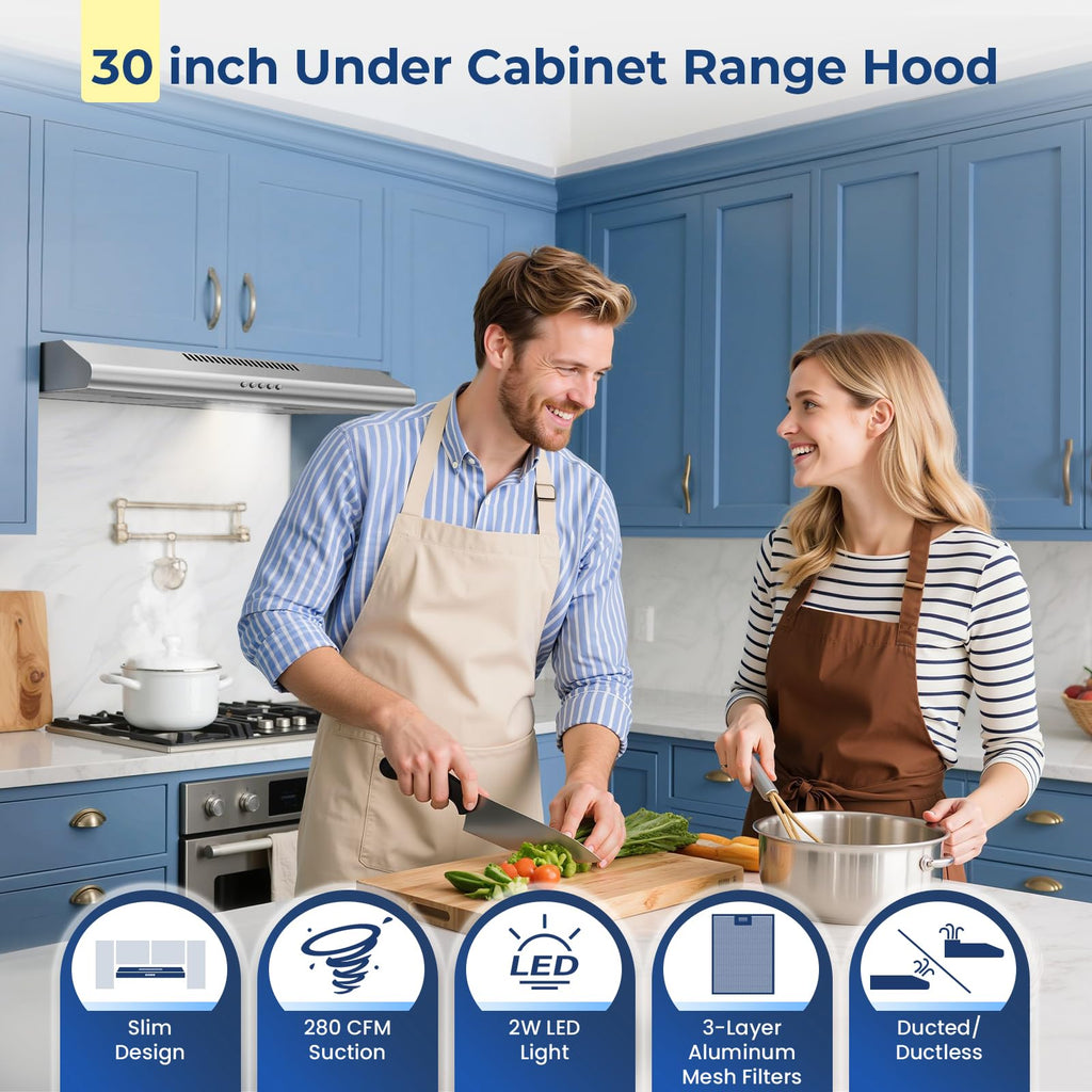30 inch Stainless Steel Under Cabinet Range Hood R358