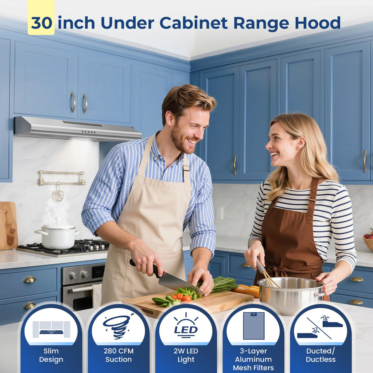 30 inch Stainless Steel Under Cabinet Range Hood R358