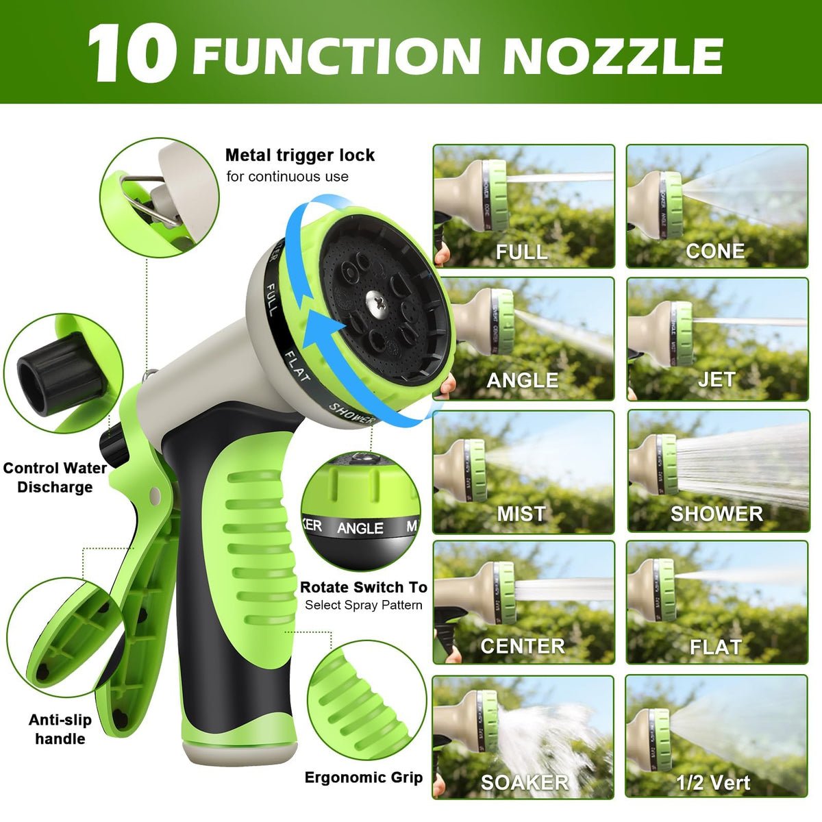 100 ft Stainless Steel Heavy Duty Garden Hose X30411