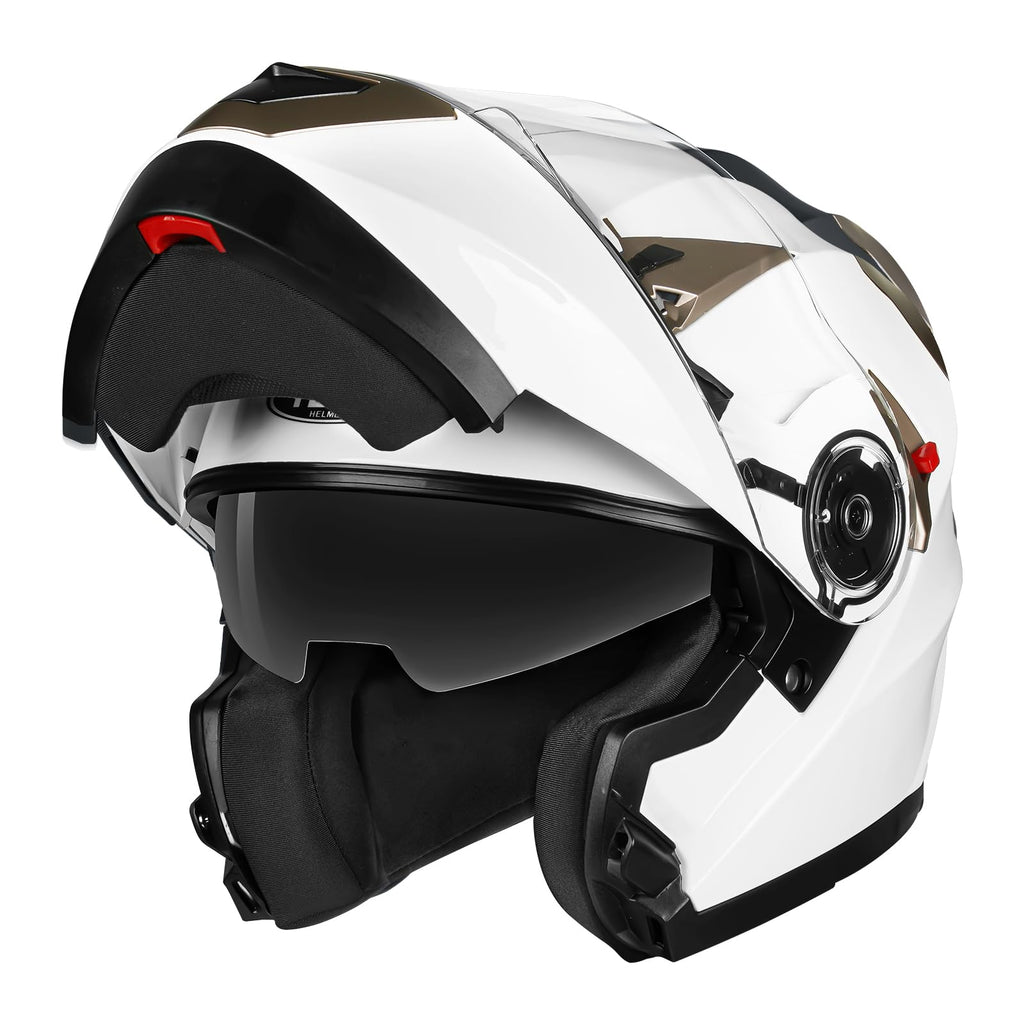 Modular Full Face Motorcycle Helmet with Sun Visor X870115