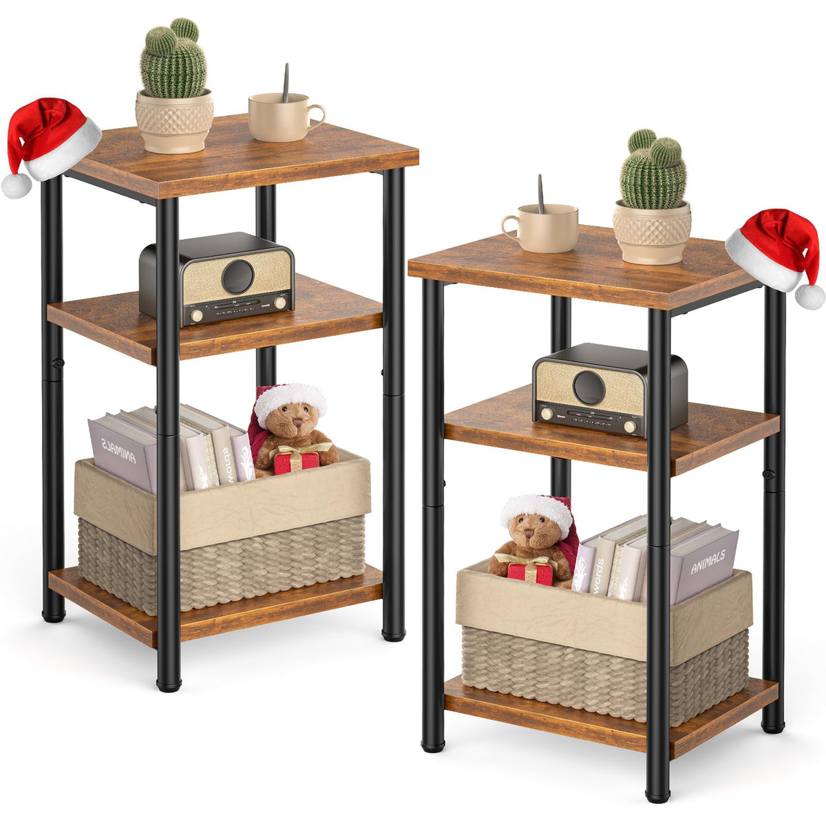 3-Tier Side Tables Set of 2 Q491