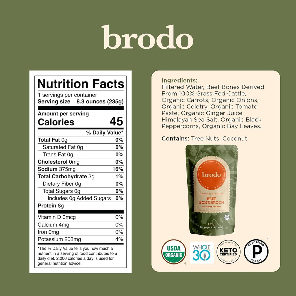 Bone Broth Single-Serve and 25 oz Classic Packs J878651