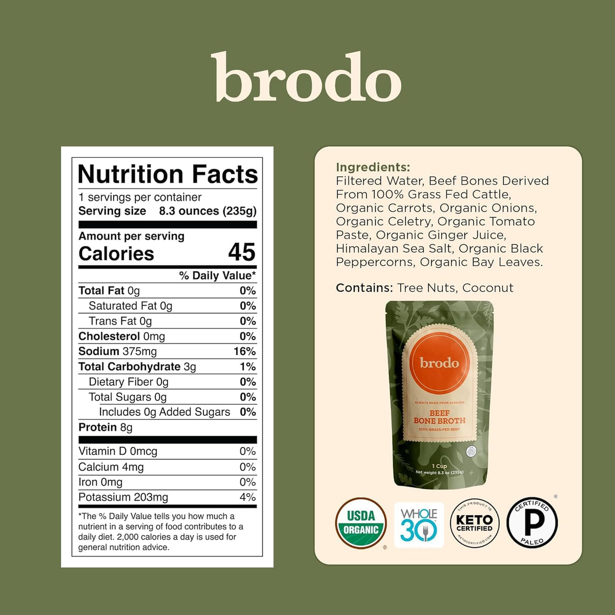 Bone Broth Single-Serve and 25 oz Classic Packs J878651