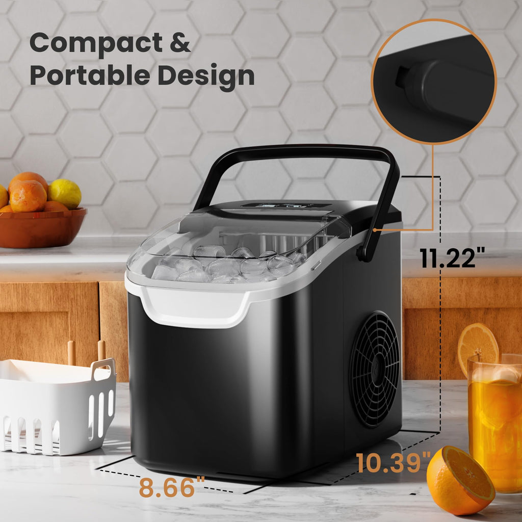 Black Countertop Ice Maker X672
