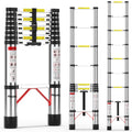 8.5 FT Aluminum Telescoping Ladder 330 lbs Capacity L55792