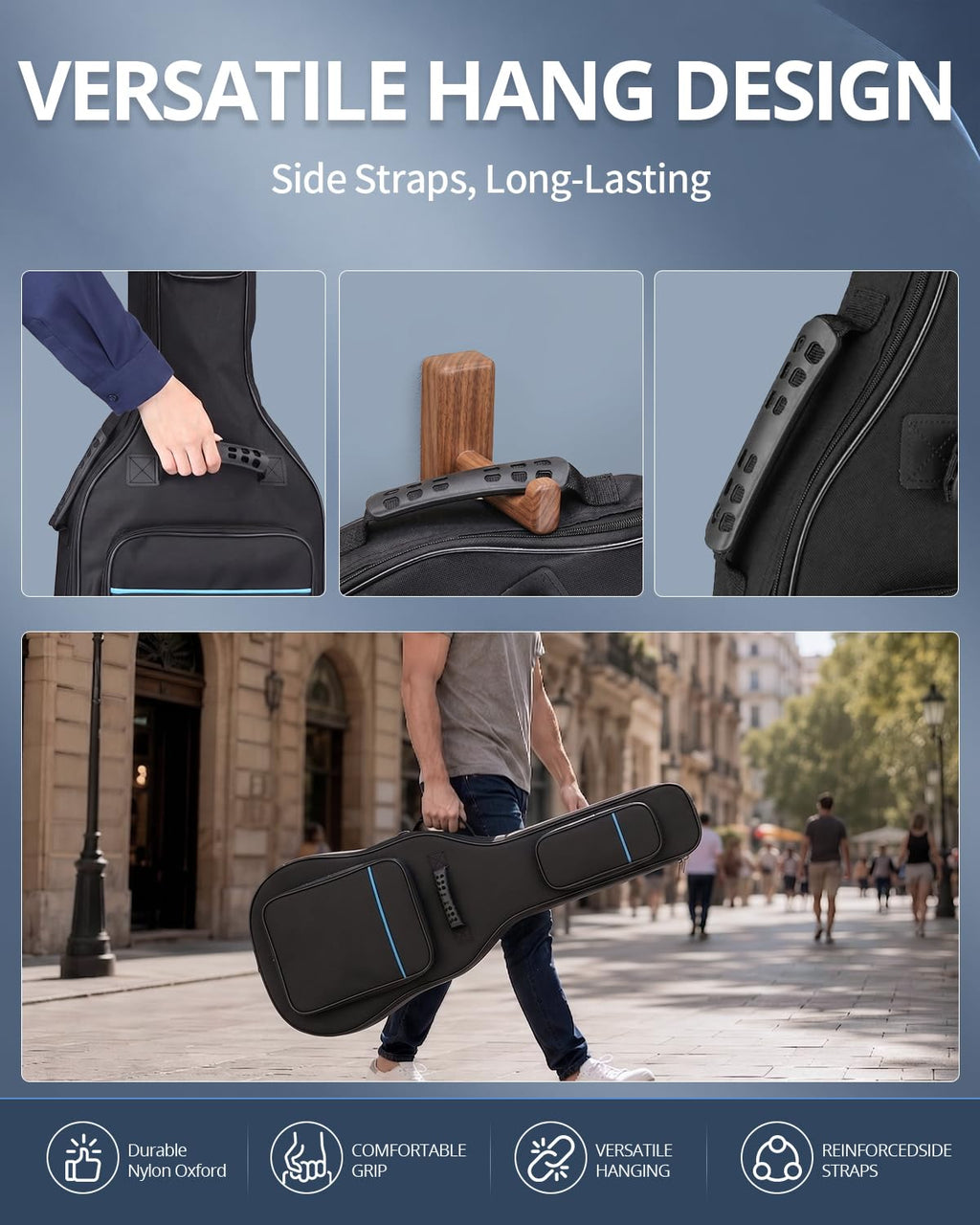 37/38/39 Inch Waterproof Cloth Electric Guitar Bag T283