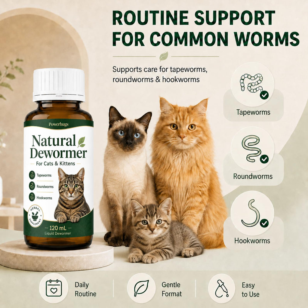 Broad Spectrum Cat Dewormer for Tapeworm, Roundworm & Hookworm X917043