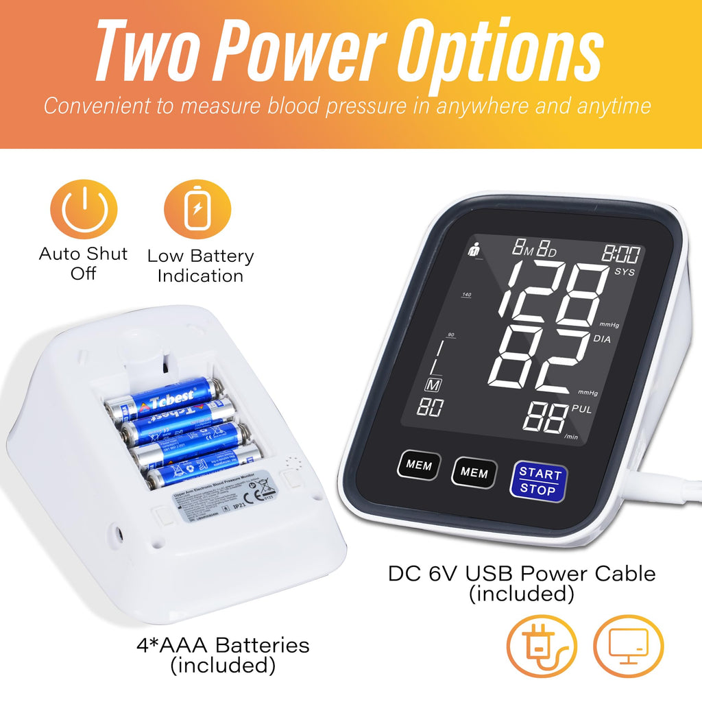 Automatic Upper Arm Blood Pressure Monitor with 8.5"-16.5" Cuff D389218