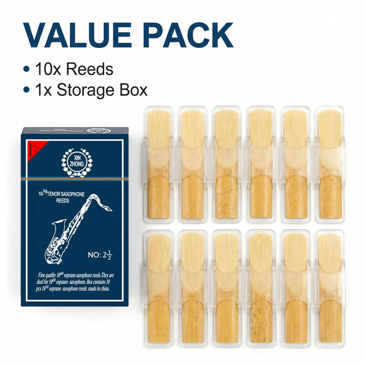 Alto Saxophone Reeds Strength 2.5 10 Pack E8755