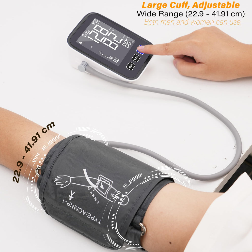 Automatic Upper Arm Blood Pressure Monitor with 8.5"-16.5" Cuff D389218
