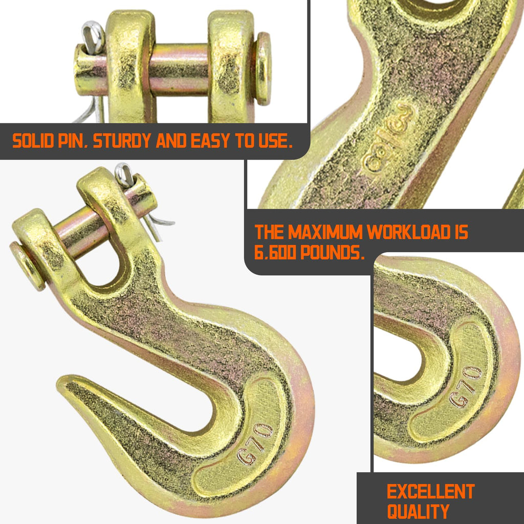 3/8" Heavy Duty Clevis Grab Hook F8428