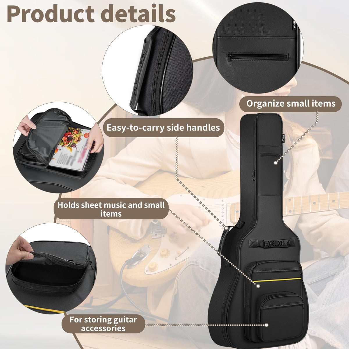 Acoustic Guitar Bag 40 41 42 C801165