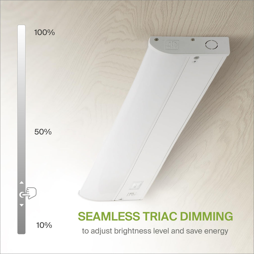24 inch 12W Dimmable LED Under Cabinet Lighting 2 Pack S86605