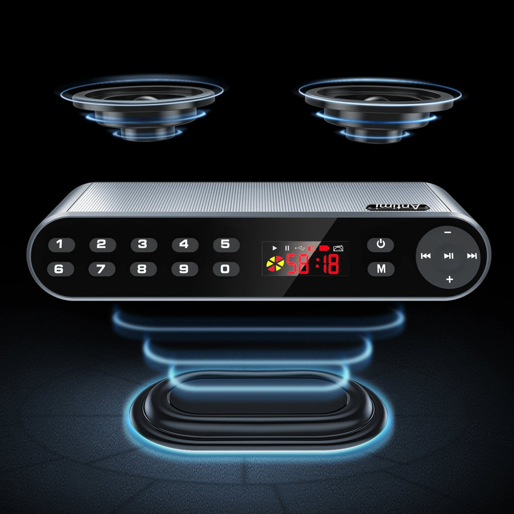 Portable Bluetooth FM Radio MP3 Player Wireless Speaker G4686