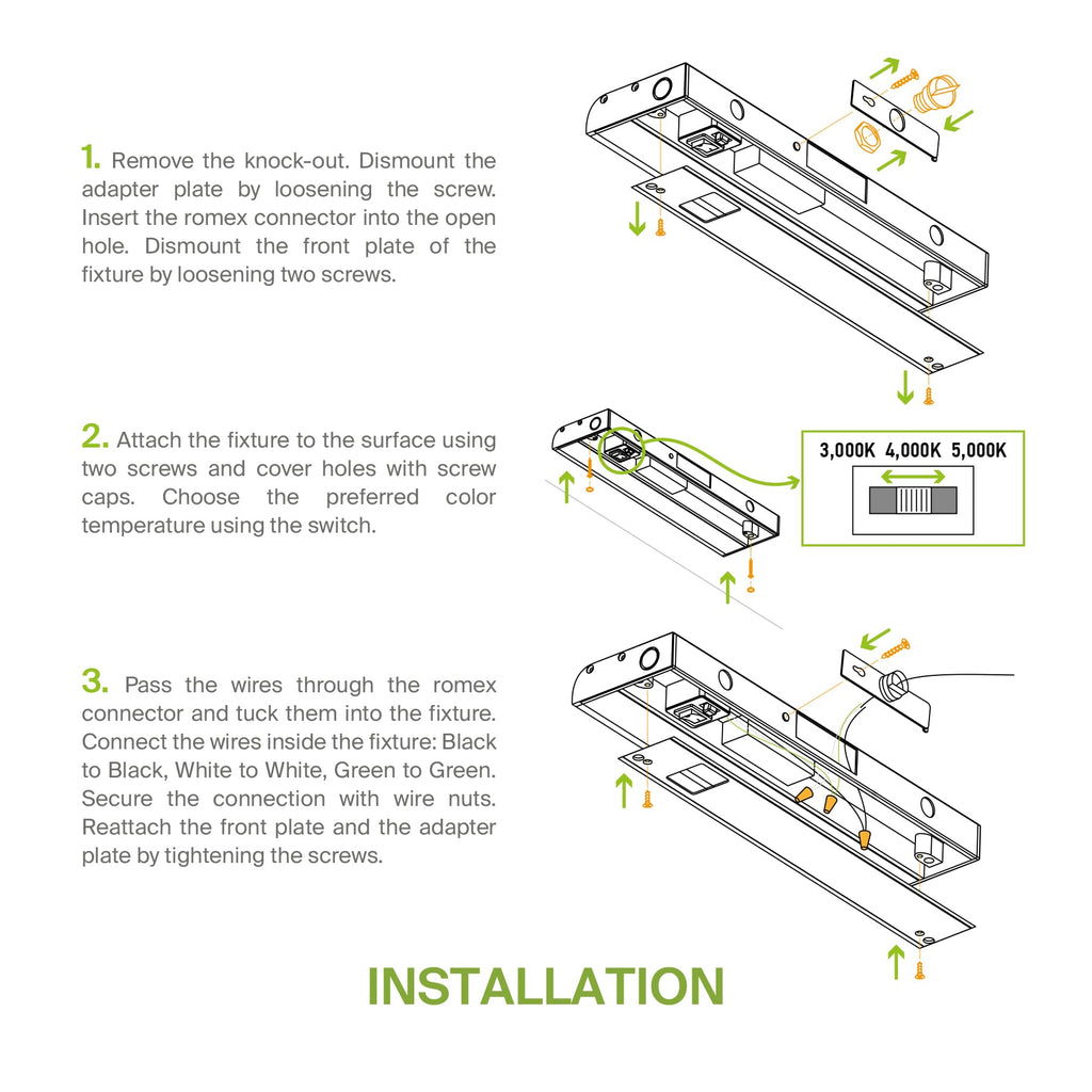 24 inch 12W Dimmable LED Under Cabinet Lighting 2 Pack S86605