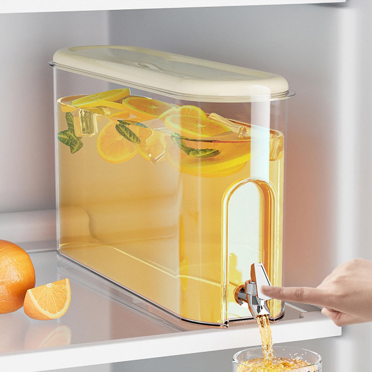 Refrigerator Drink Dispenser with Spigot T7726