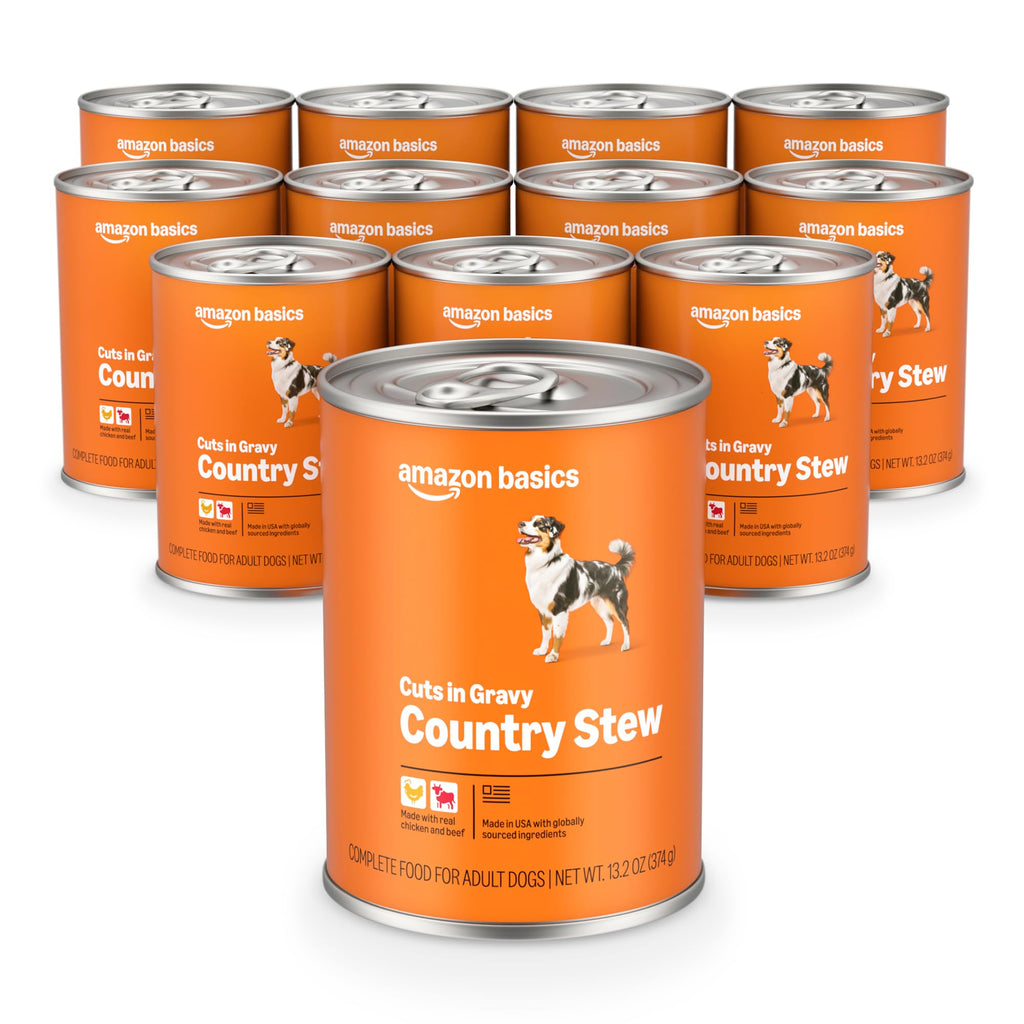 Wet Dog Food Country Stew Cuts in Gravy 13.2 oz (Pack of 12) D349369