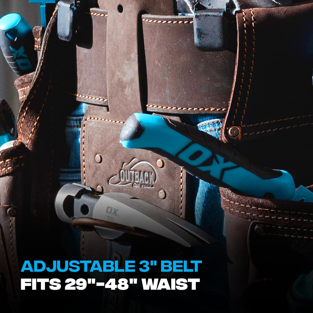 Leather Tool Belt with Suspenders Size L N980