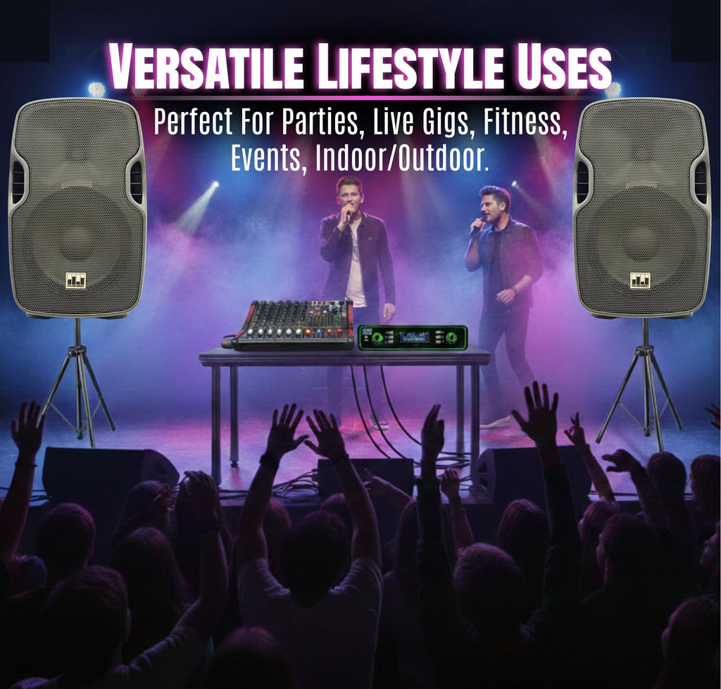 10" UHF PA System with Wireless Microphone G2346