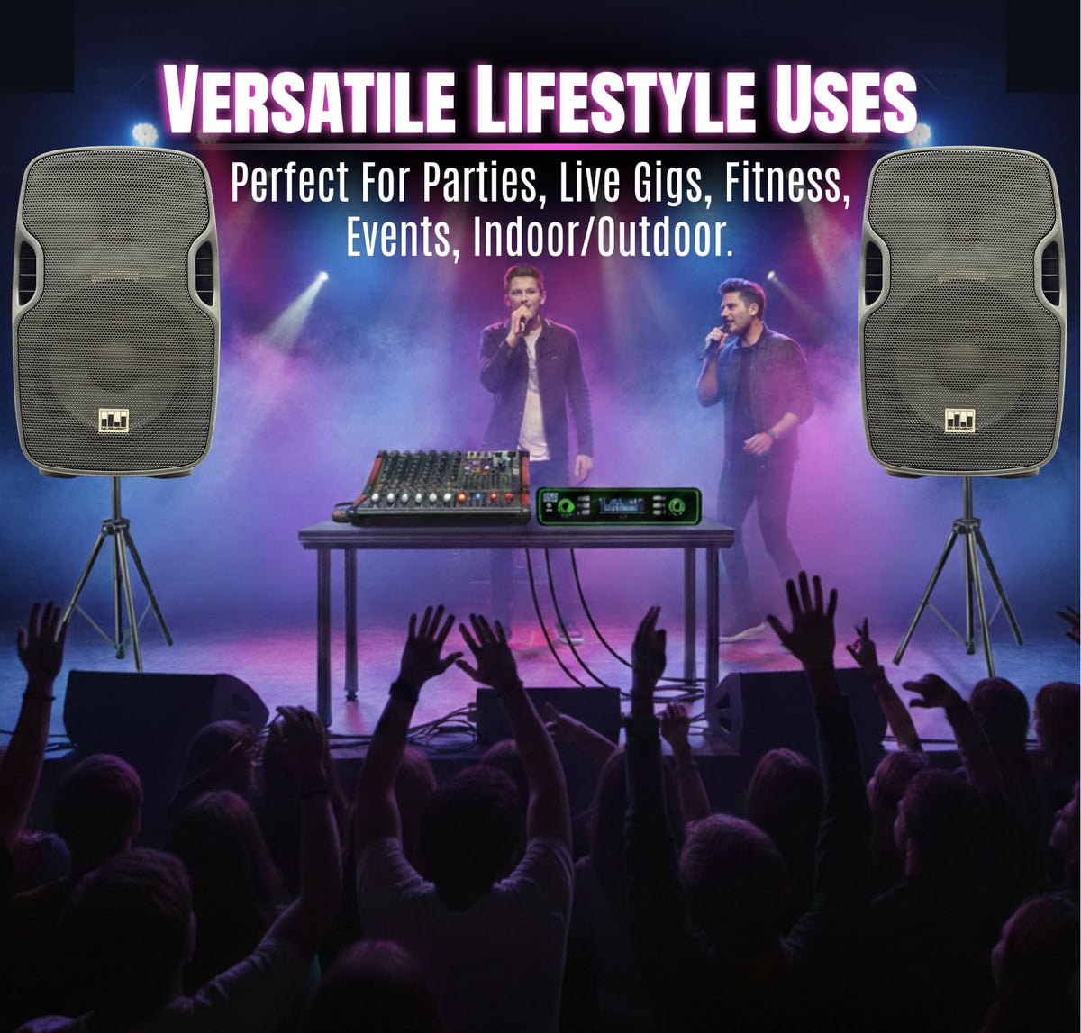 10" UHF PA System with Wireless Microphone G2346