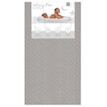 4” Firm Fiber Crib & Toddler Bed Mattress, Dual-Sided, Waterproof, Grey Embossed Vinyl Cover A9448