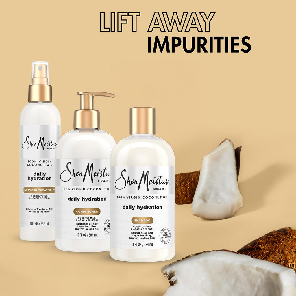 Shampoo & Conditioner + Leave-in Treatment Coconut Oil 3 Piece Set N45300