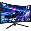 34 Inch WQHD 2K Ultrawide Curved Gaming Monitor 240Hz A7417