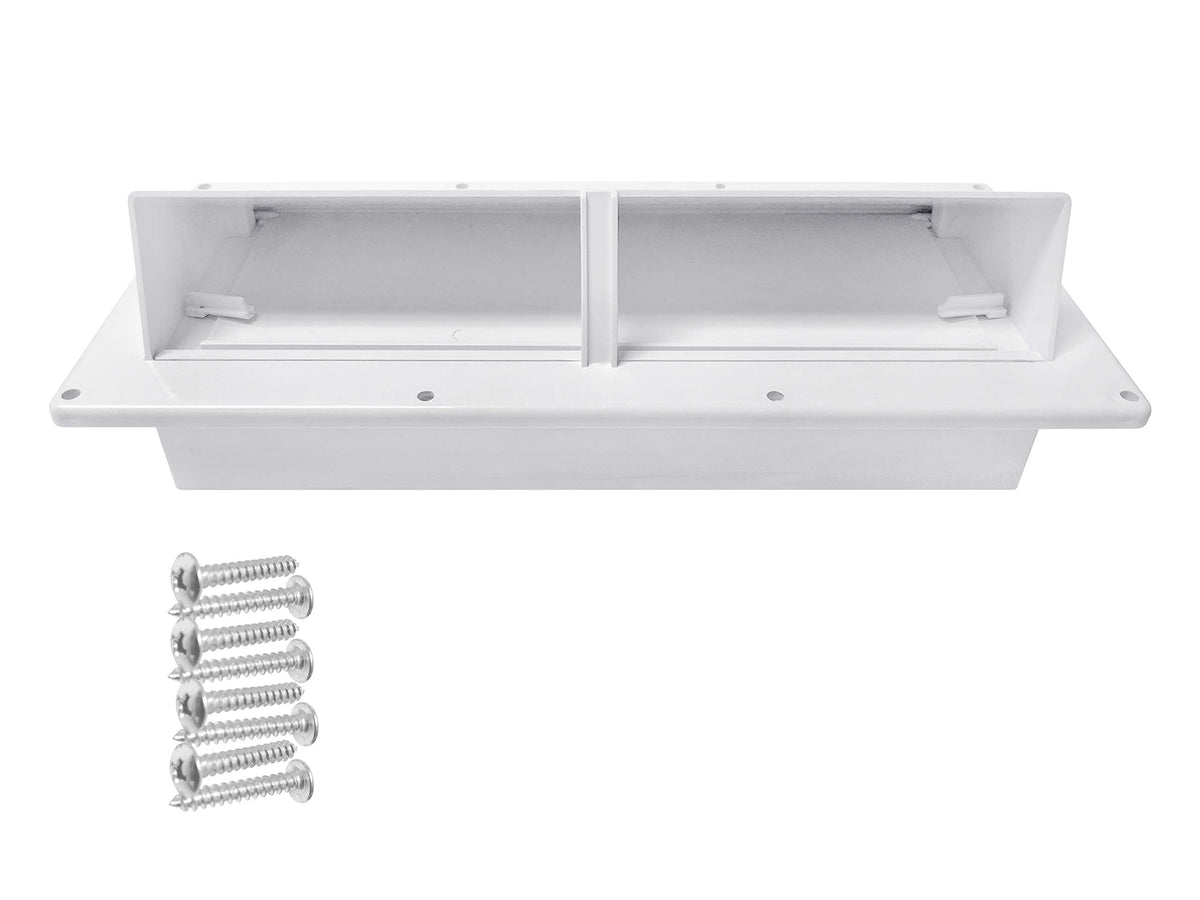 White RV Exhaust Vent Cover W45290