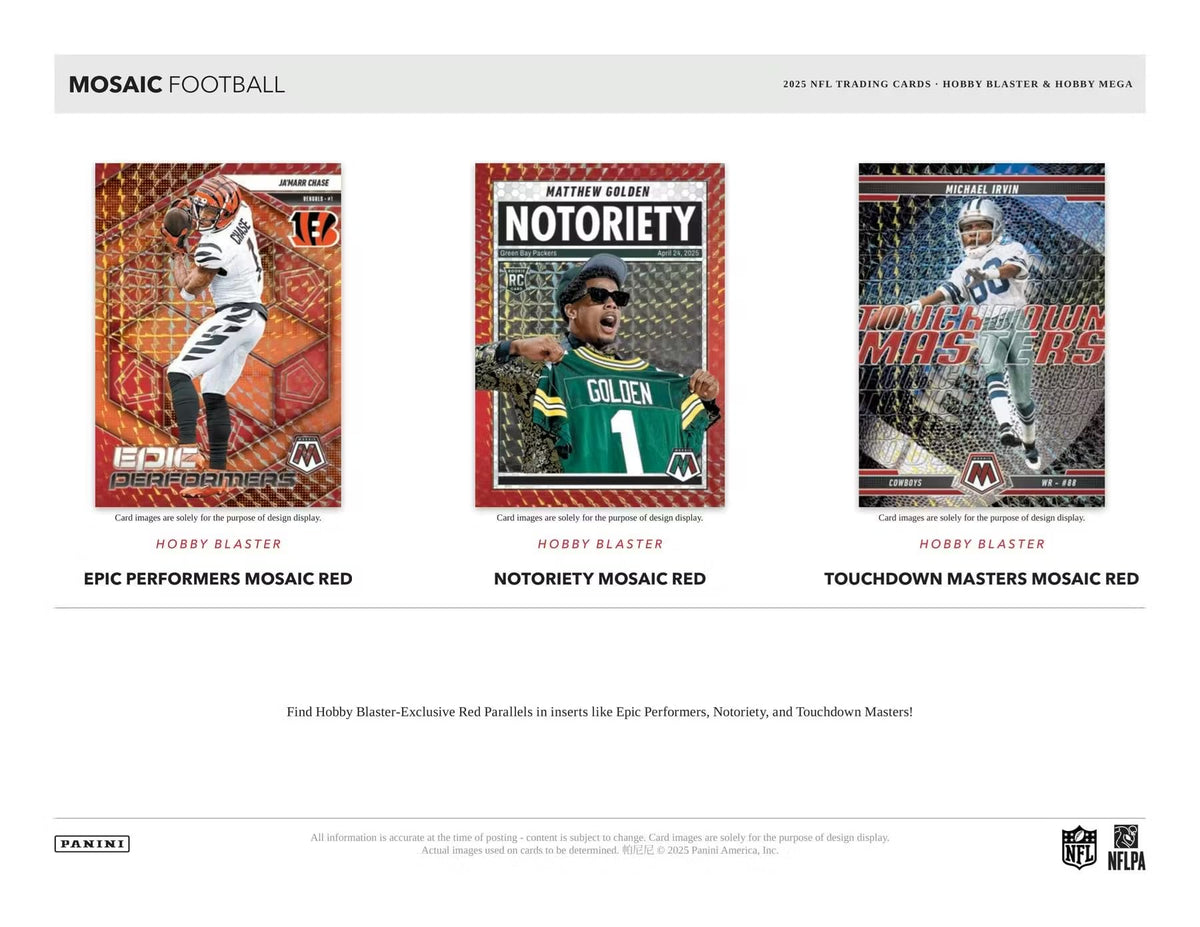 2025 Mosaic Football Trading Card Box L484963