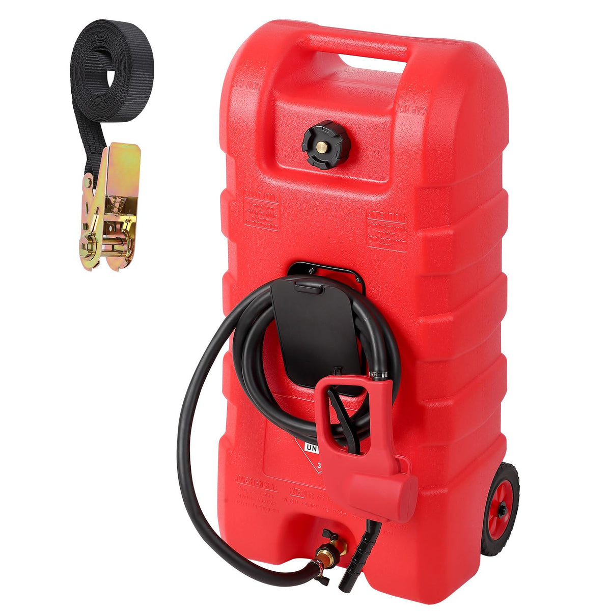 15 Gallon Portable Gas Fuel Tank Container with Pump and Hose T85550