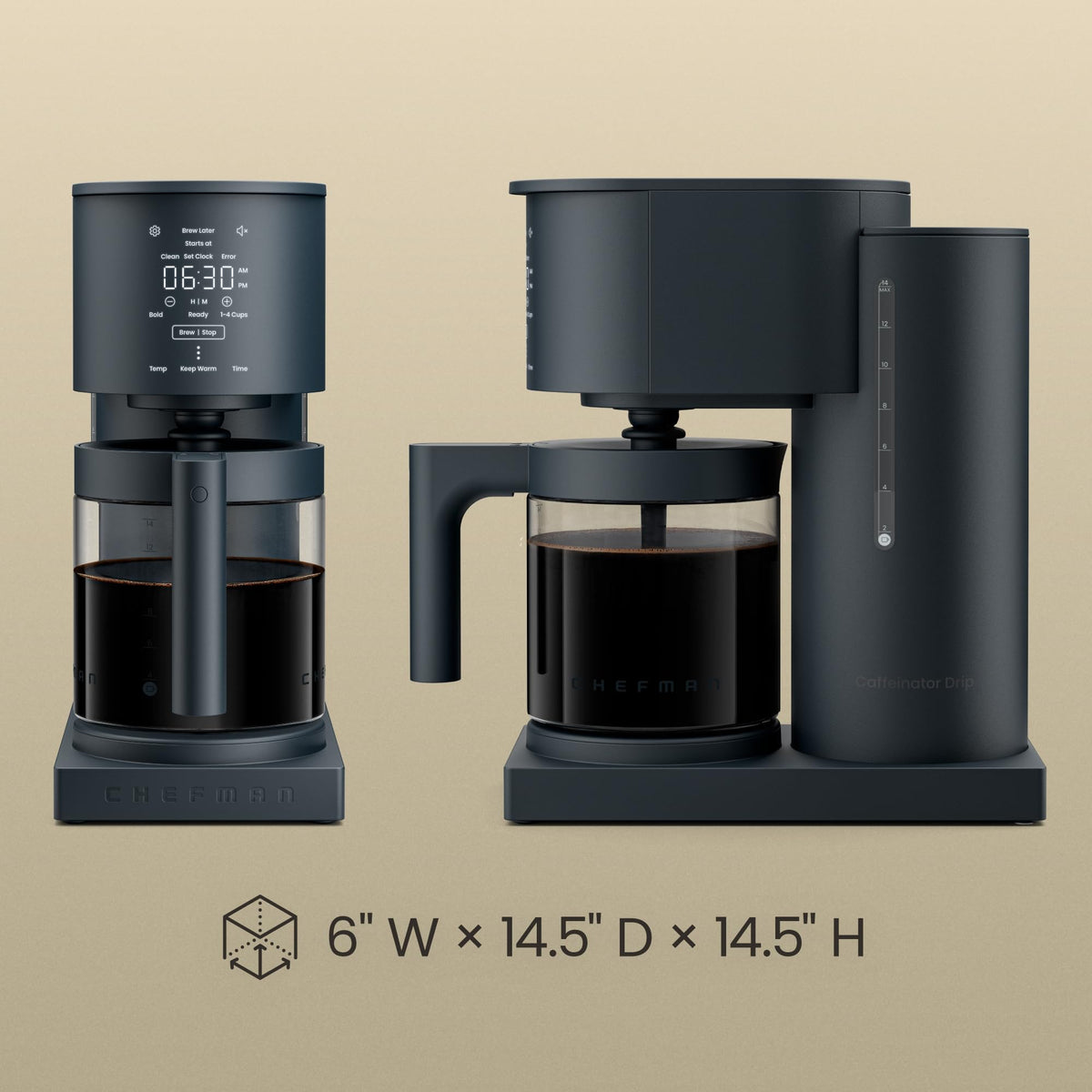 14-Cup Programmable Drip Coffee Maker with Glass Carafe O7223