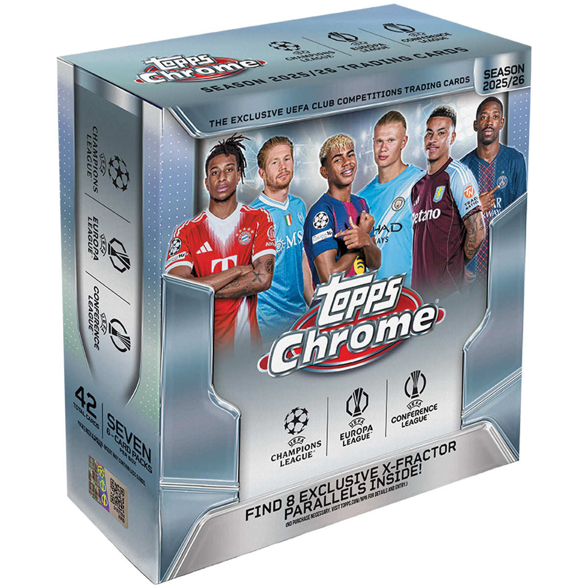Topps Chrome UEFA Club Competitions Soccer Mega Box Q50254