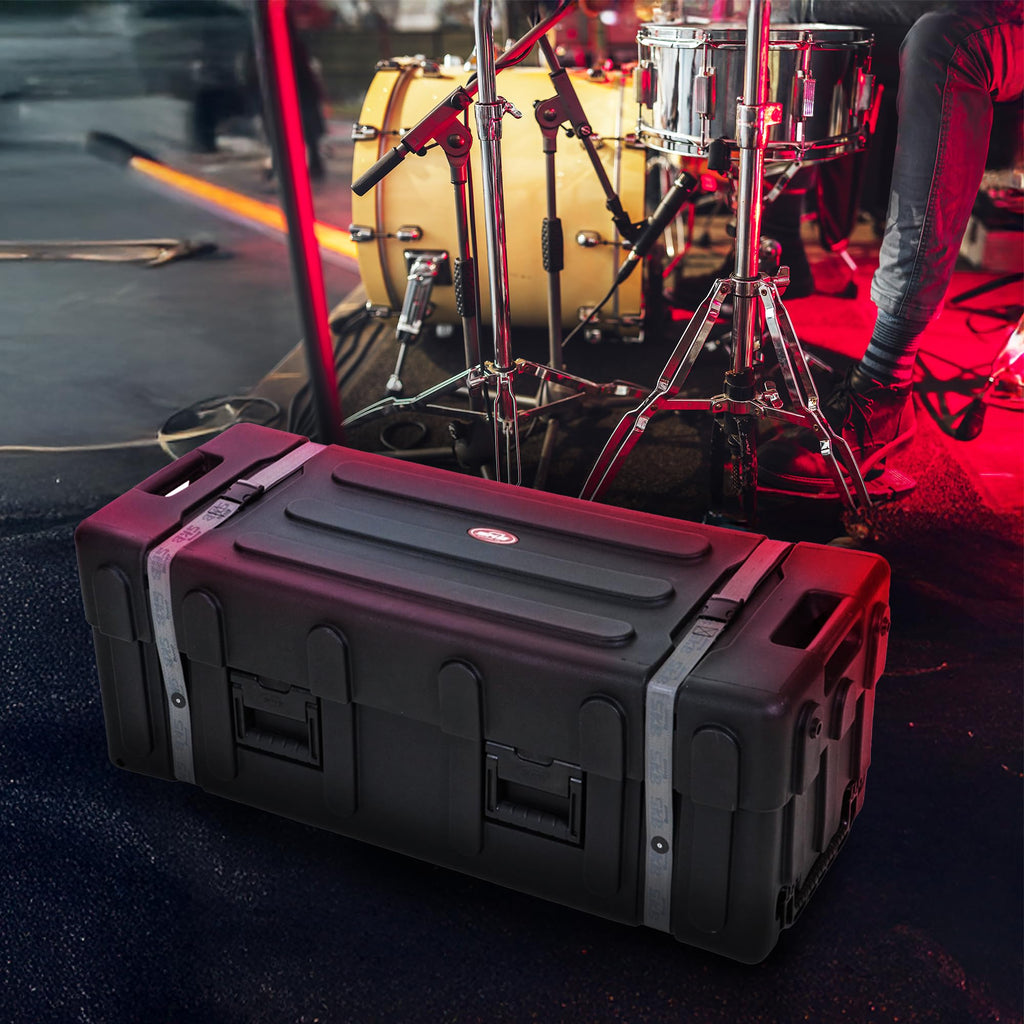 Large Drum Hardware Case with Handle & Wheels M166