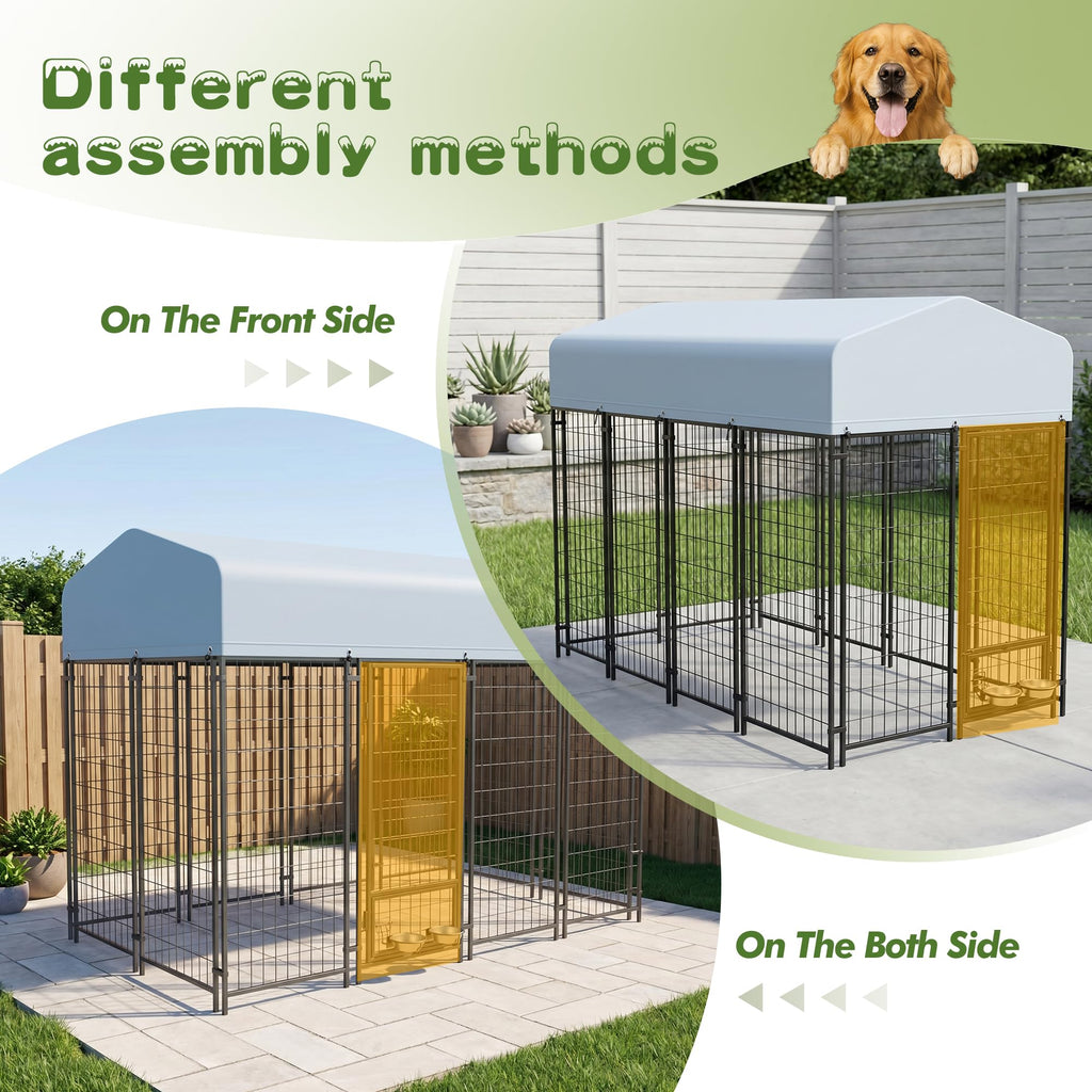 8x4x6 FT Dog Kennel Q65008