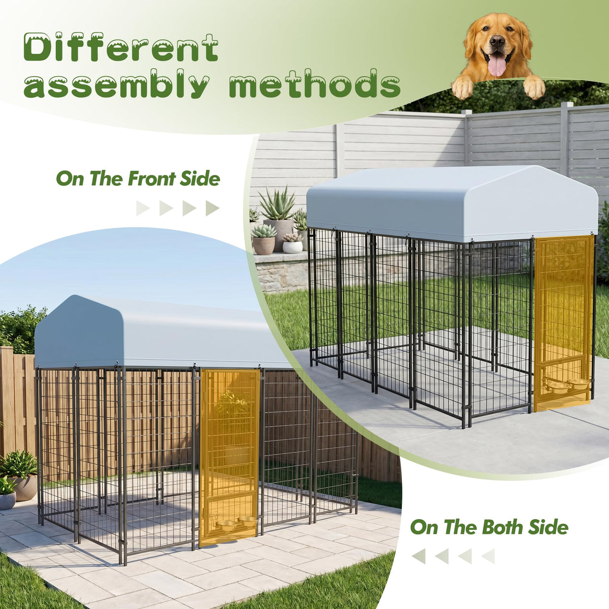 8x4x6 FT Dog Kennel Q65008
