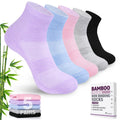 5 Pairs Non Binding Wide Stretchy Ankle Socks Z5778