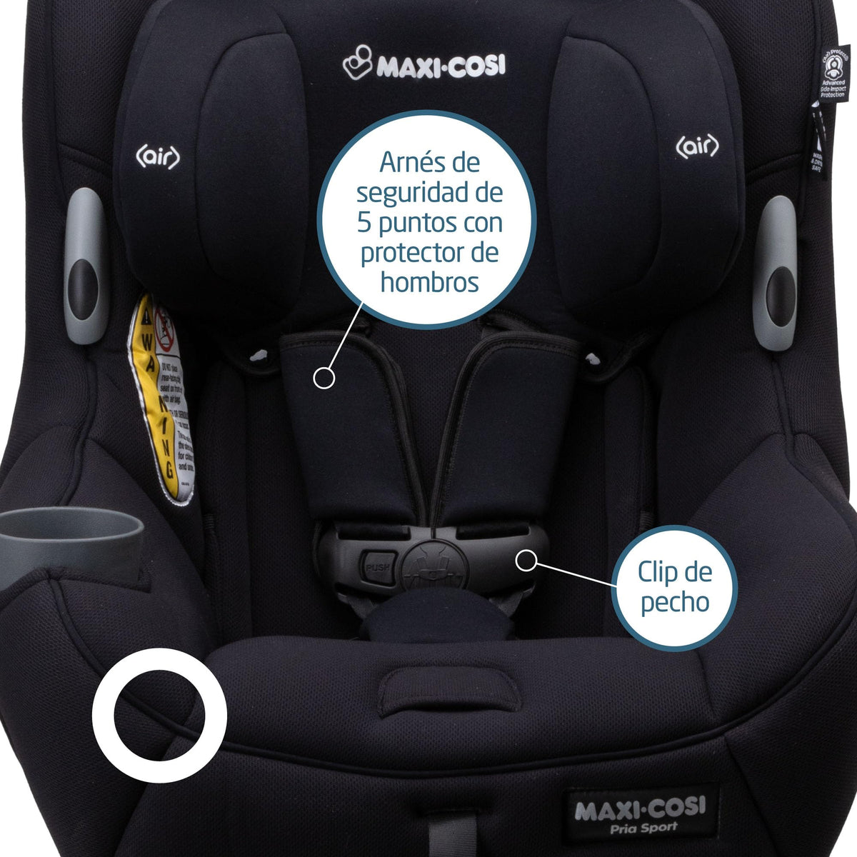 2-in-1 Convertible Car Seat Midnight Black M5754