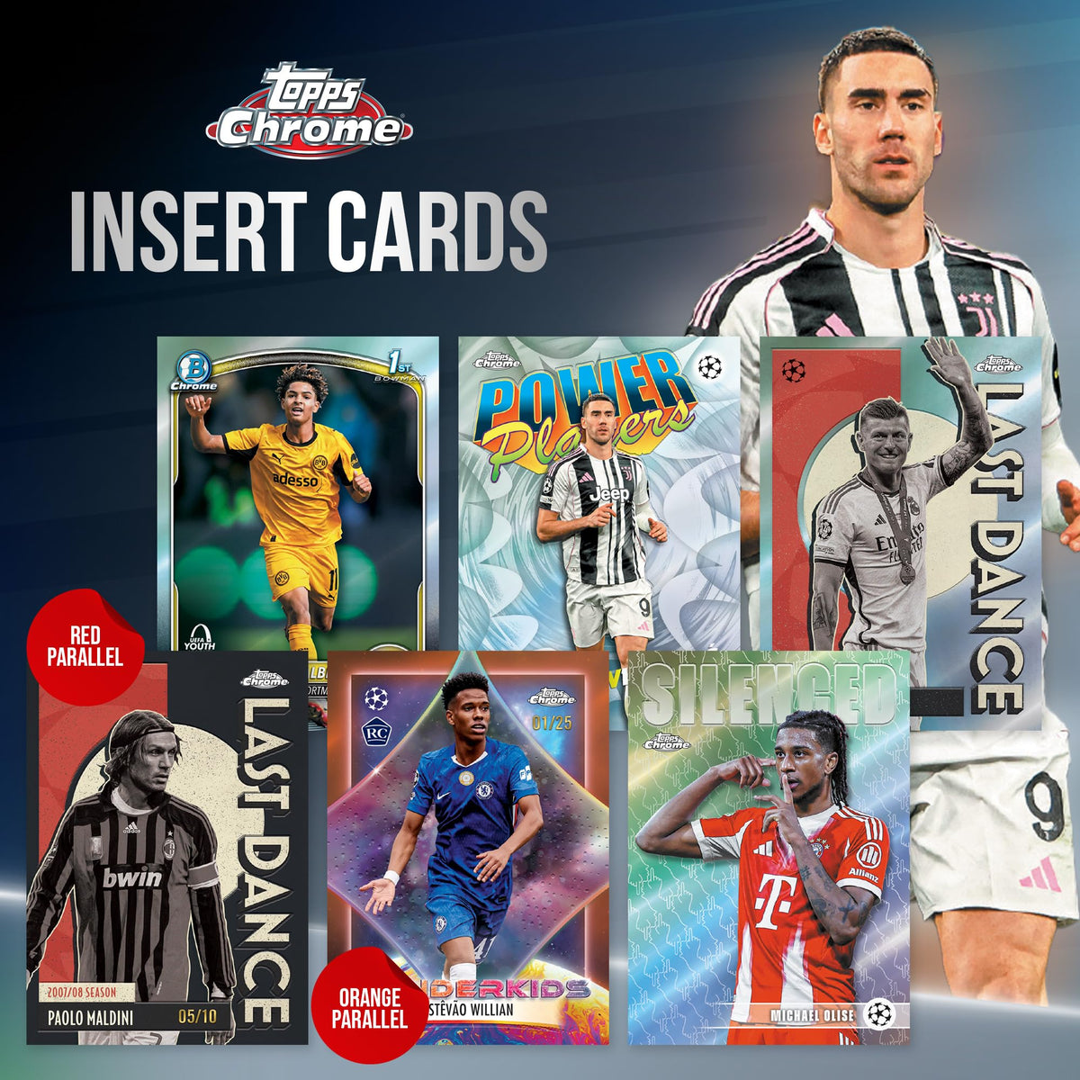 Topps Chrome UEFA Club Competitions Soccer Mega Box Q50254