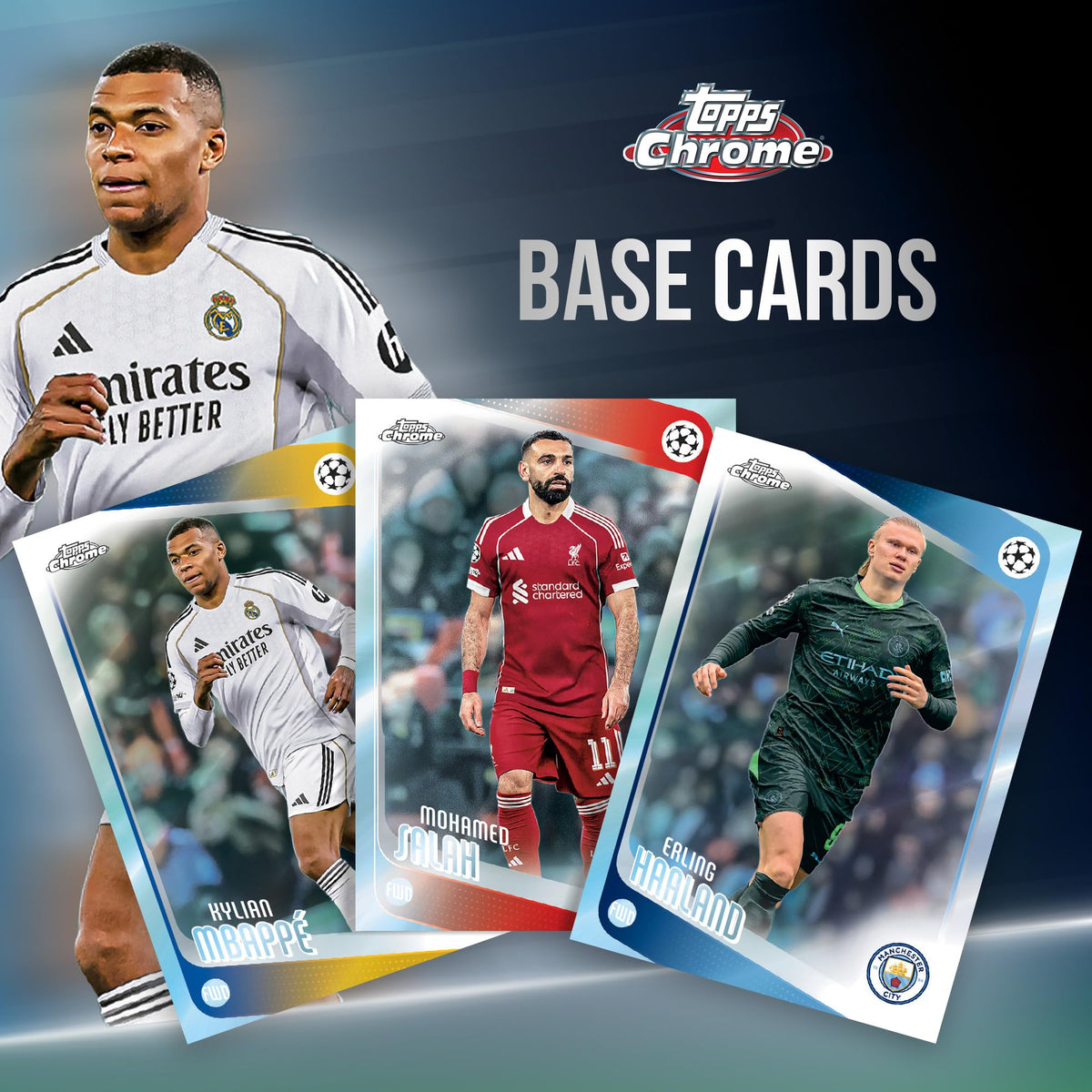 Topps Chrome UEFA Club Competitions Soccer Mega Box Q50254
